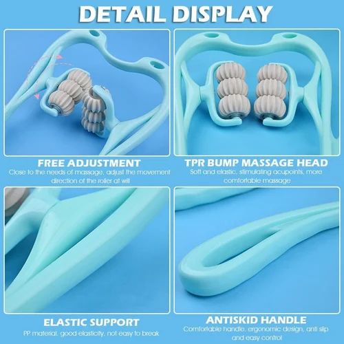 Roller Massager 6 Ball – Neck & Body Massager for Pain Relief 😝