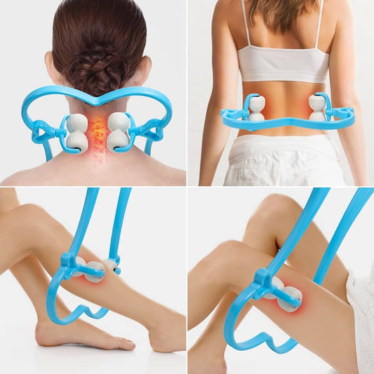 Roller Massager 6 Ball – Neck & Body Massager for Pain Relief 😝