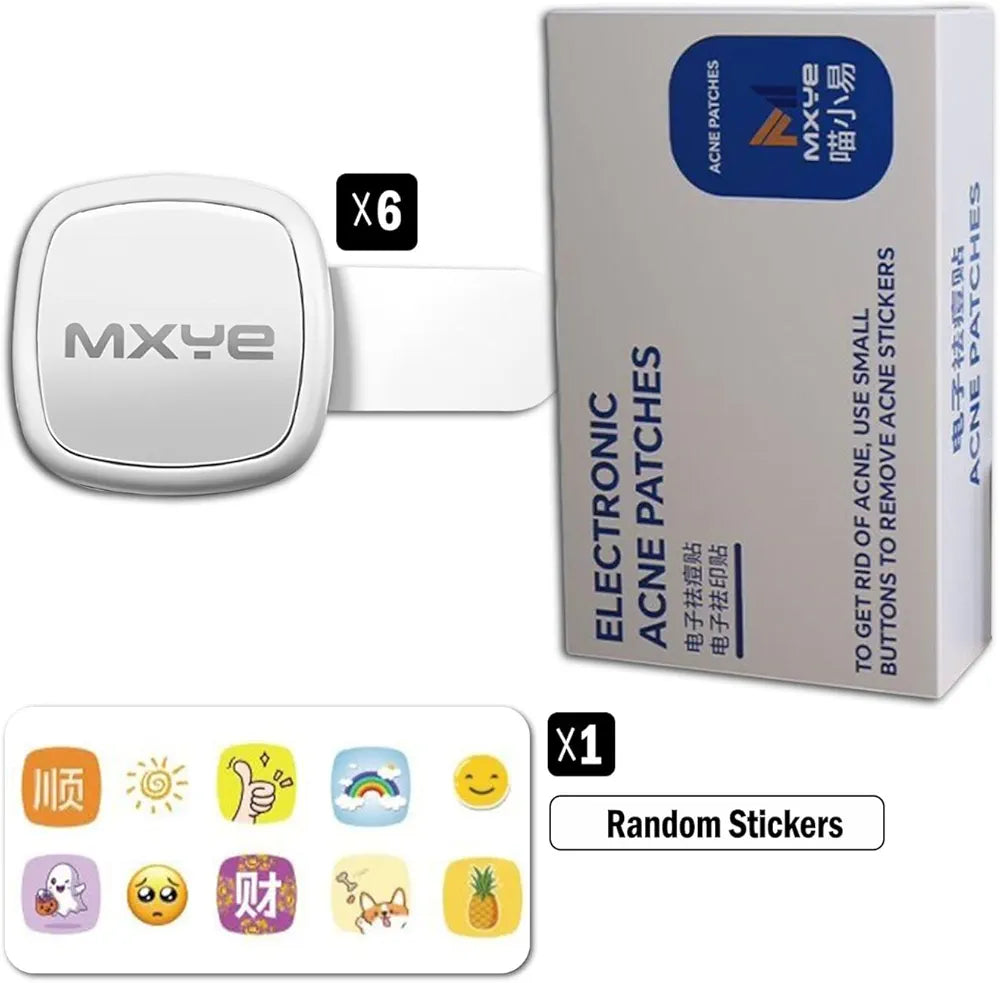 ENLIWISH Electronic Acne Patches Light Therapy Pimple Patch Red Light Zit Patches 6-Packs, Use 6-8 hours💫💥